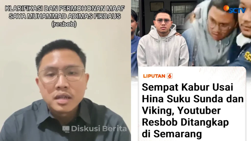 Gegara Ujaran Kebencian, Karier Resbob Ambruk Seketika: Diusir dari Kampus, Terancam 6 Tahun Bui